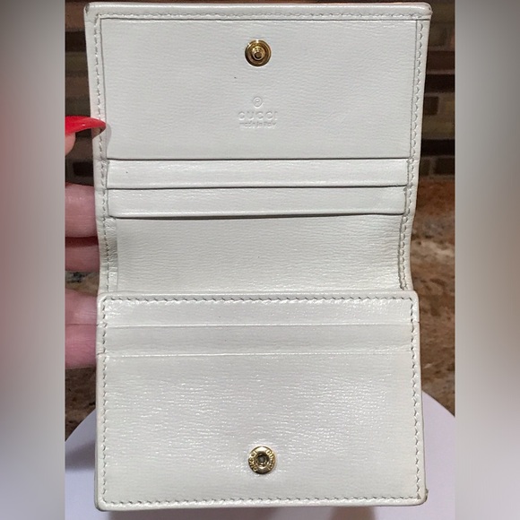 GUCCI GG Supreme Horsebit Compact Card Wallet 😍❤️‍🔥🔥 - Picture 6 of 17